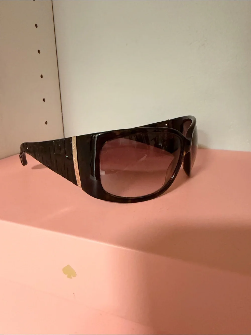 Marc by Marc Jacobs Tortoiseshell Sunglasses with Gold Accent